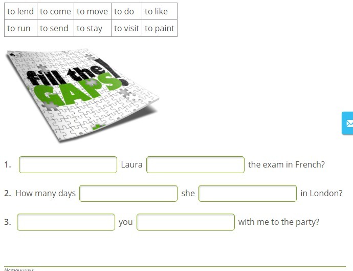 Form the questions 1 2. Use the given Words to form questions in the Future simple.. What your game kfa2. Your sister Greece next year?. When Kim us the file.