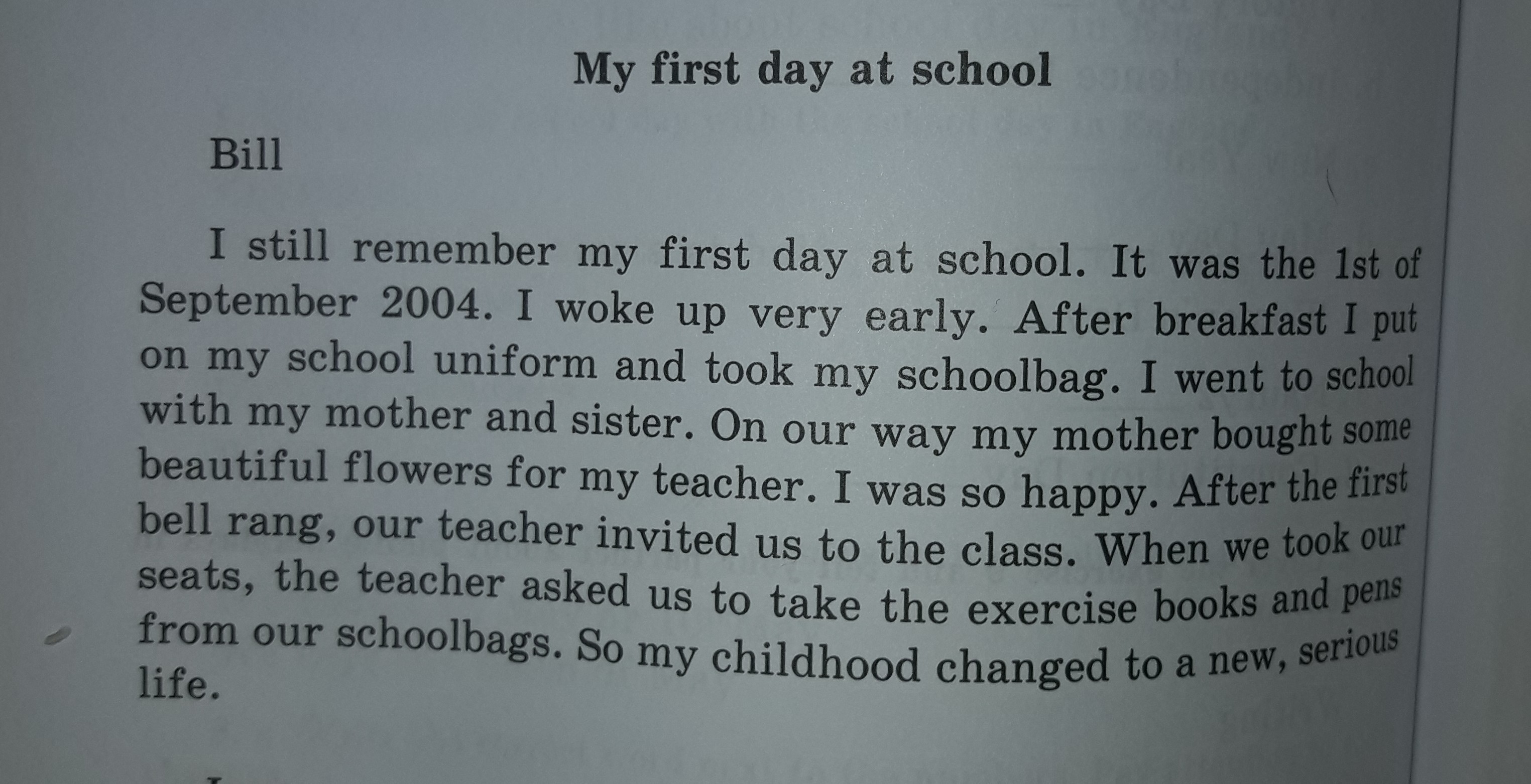 Текст my school. My ideal School Day перевод текста.