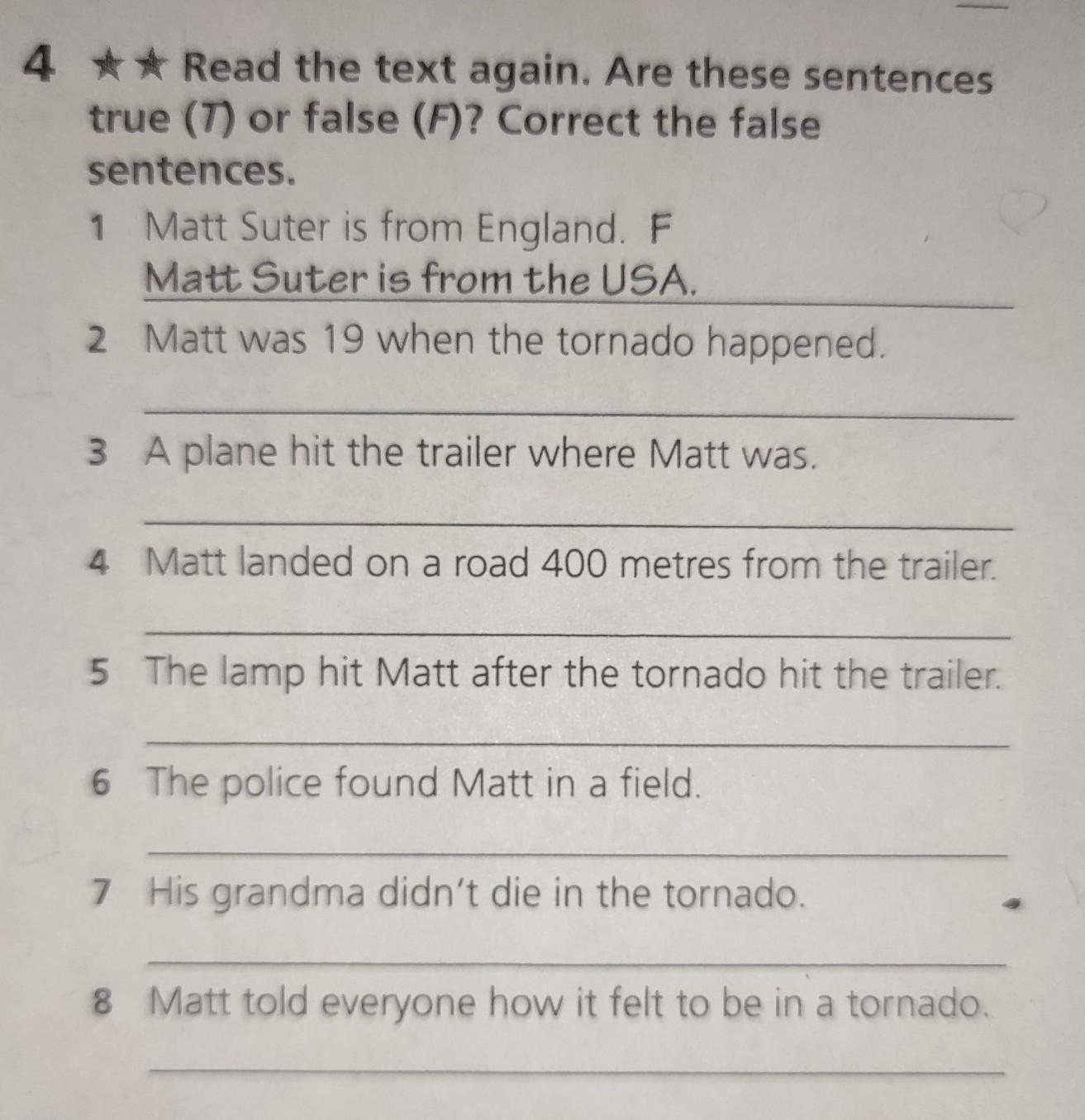 Correct the false ones. Are these sentences true or false. Read the Recipe again are these sentences true or false текст про кексы.