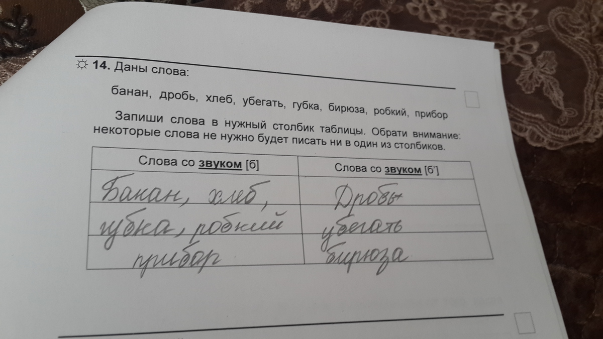 Подбери слова к схемам запиши слова в 3 столбика