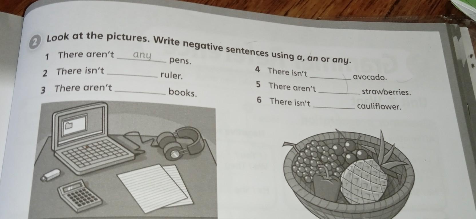 Write these sentences in the negative. There aren't. There isn't there aren't. Write the negative sentences a Horse is an animal. Write the negative gave , explored , came ,had.