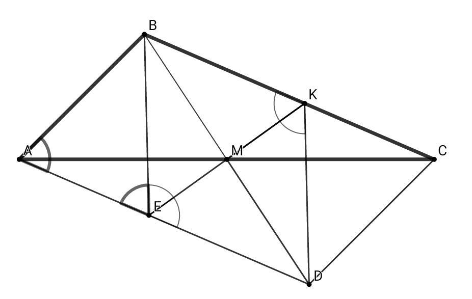 Точка m середина стороны. Треугольник ABC точка m середина BC. В треугольник АВС точка м середина стороны АС угол ВМА 90 градусов. В треугольнике ABC М середина AC. Треугольник BMK=(<K=90).