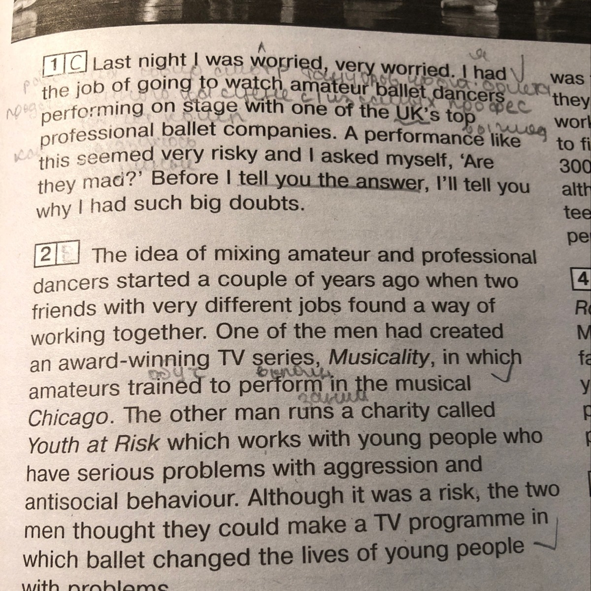 Второй том текст. Text 2 перевод. Can Ballet change Lives ответы. Can Ballet change Lives перевод текста last Night i was worried very worried. Перевод текста второй строкой.