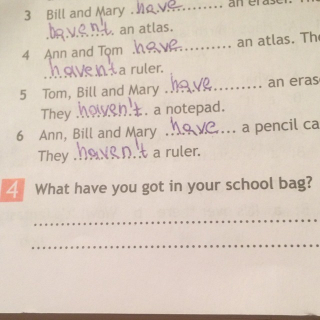 Ann has got a brother. What have you got in your School Bag ответ. What have you got ответ. What have you got in your School Bag 5 класс. What have you got in your School Bag 5 класс ответ.