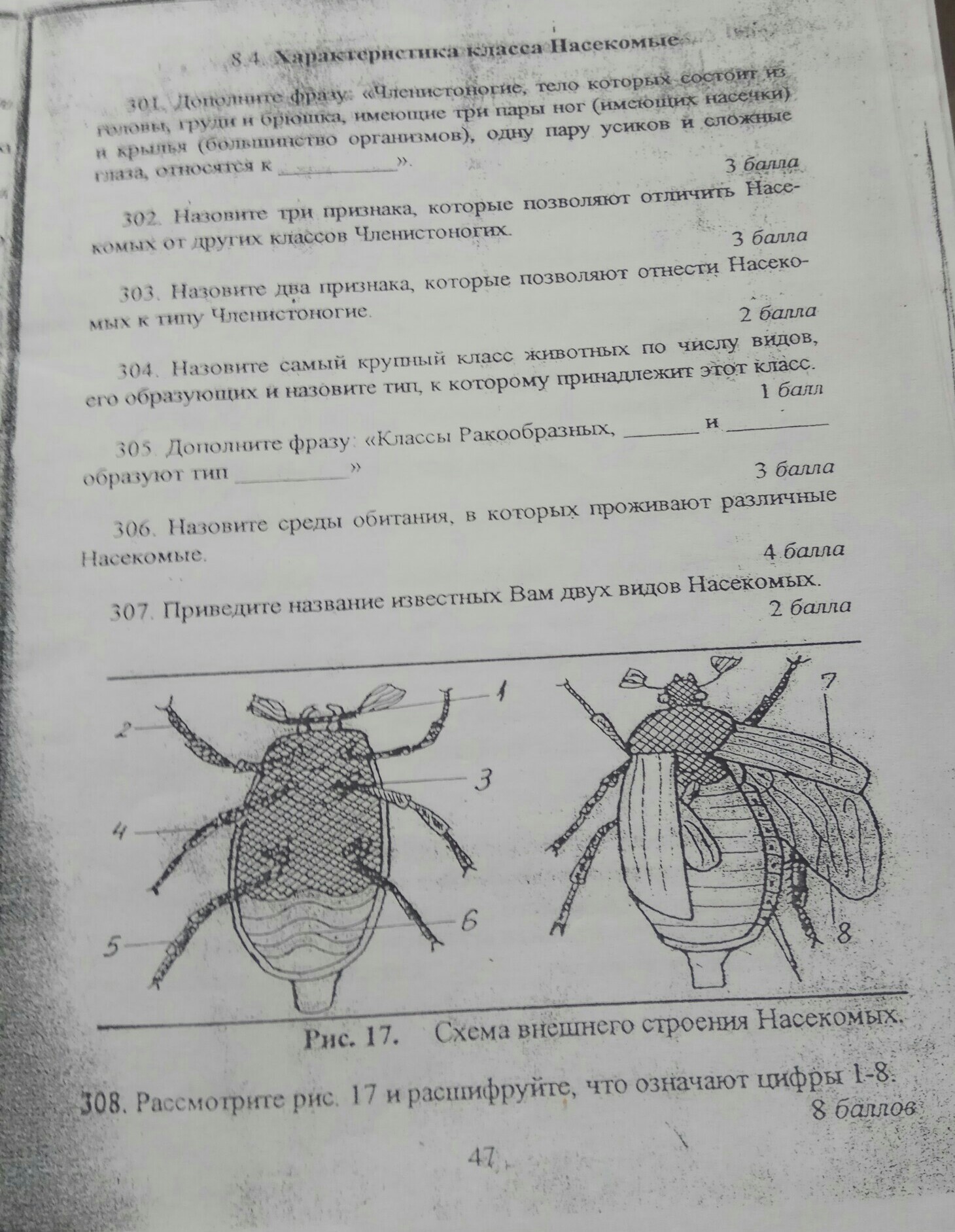 Насекомые биология 7 класс контрольная. Членистоногие пары усиков. Задание по членистоногим ЕГЭ. Дополните фразу: Членистоногие,которых. Членистоногие с 3 парами ног.