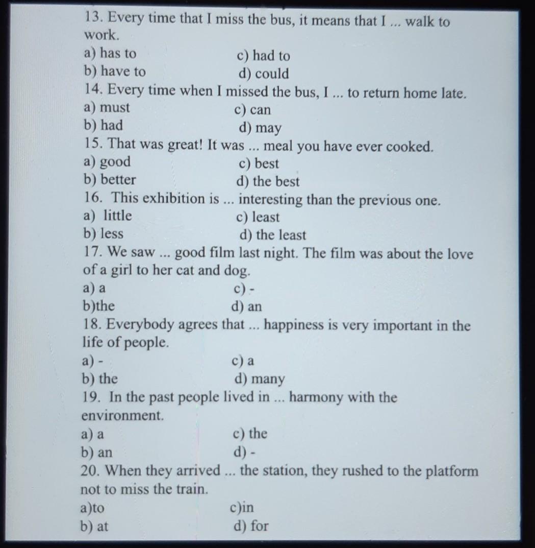 Choose the right variant he the test. Контрольная работа the passive 9 класс. final grammar test variant 2. choose the right variant 1)her.