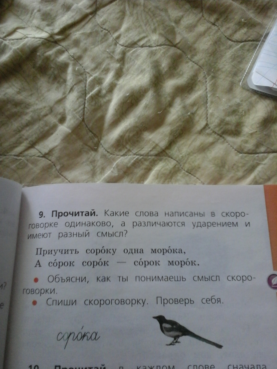 Русский язык 1 класс стр 43 10