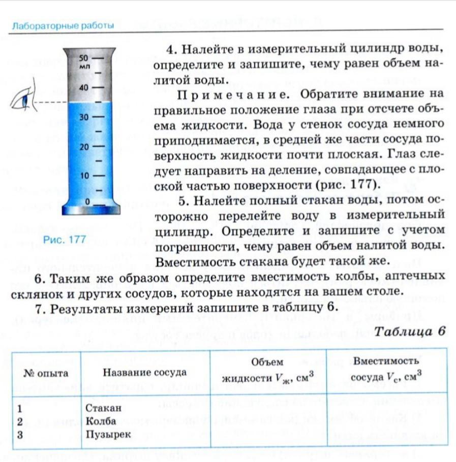 Вместимость сосуда ответ. Измерительный цилиндр мензурка физика 7 класс. Лабораторная работа. Определите цену деления измерительного прибора лабораторная работа. Определить цену деления физика 7 класс.