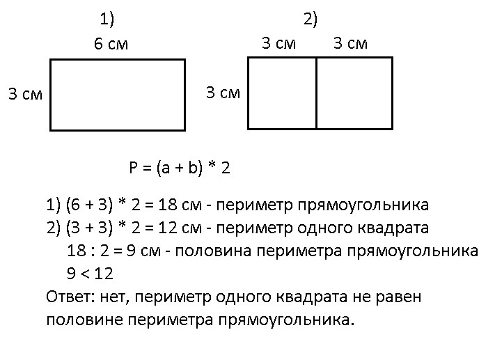 Нарисуй прямоугольник со сторонами 4 и 3 см