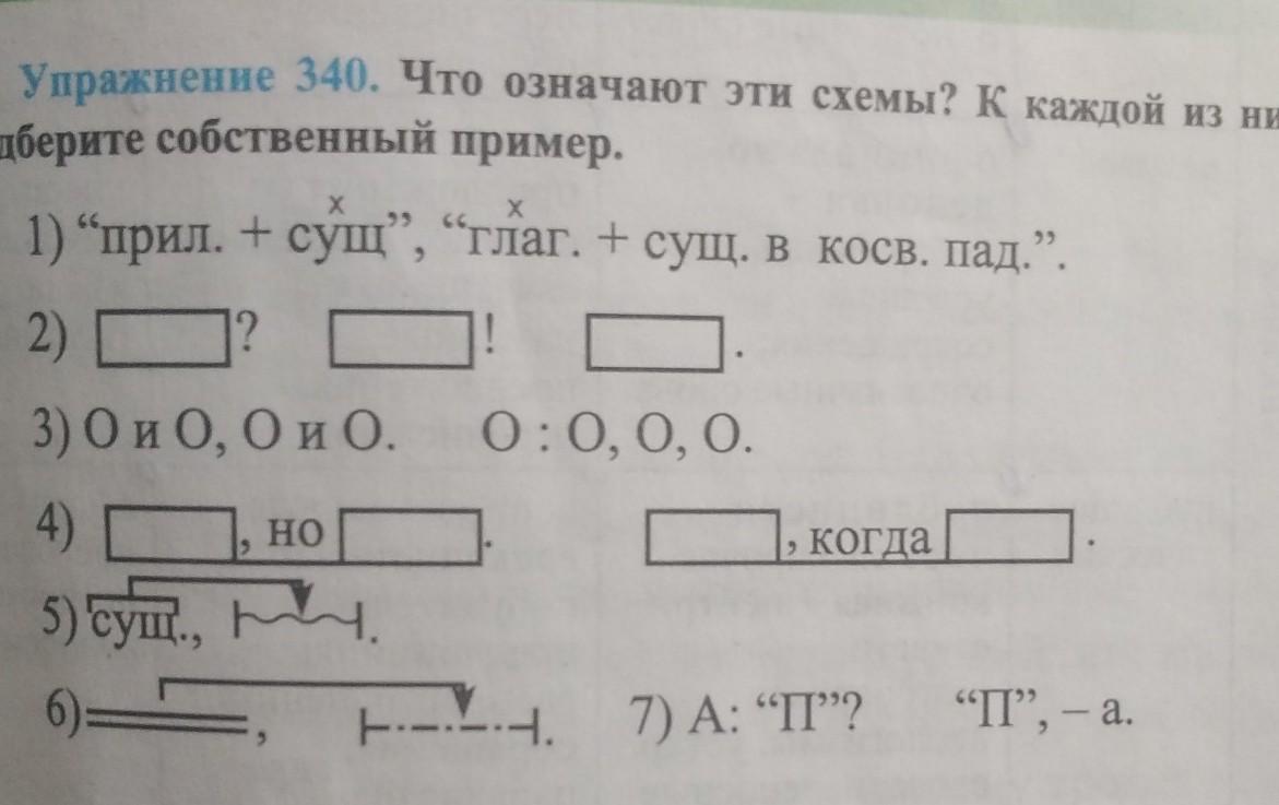 4 составь предложения к схемам