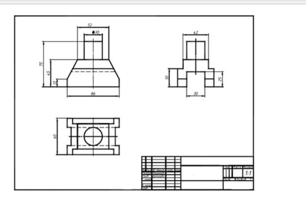 Чертеж 3. Чертеж 3 вида. 3 Вида в черчении. Последовательность построения видов на чертеже детали. Проектирование чертеж 3 вида.