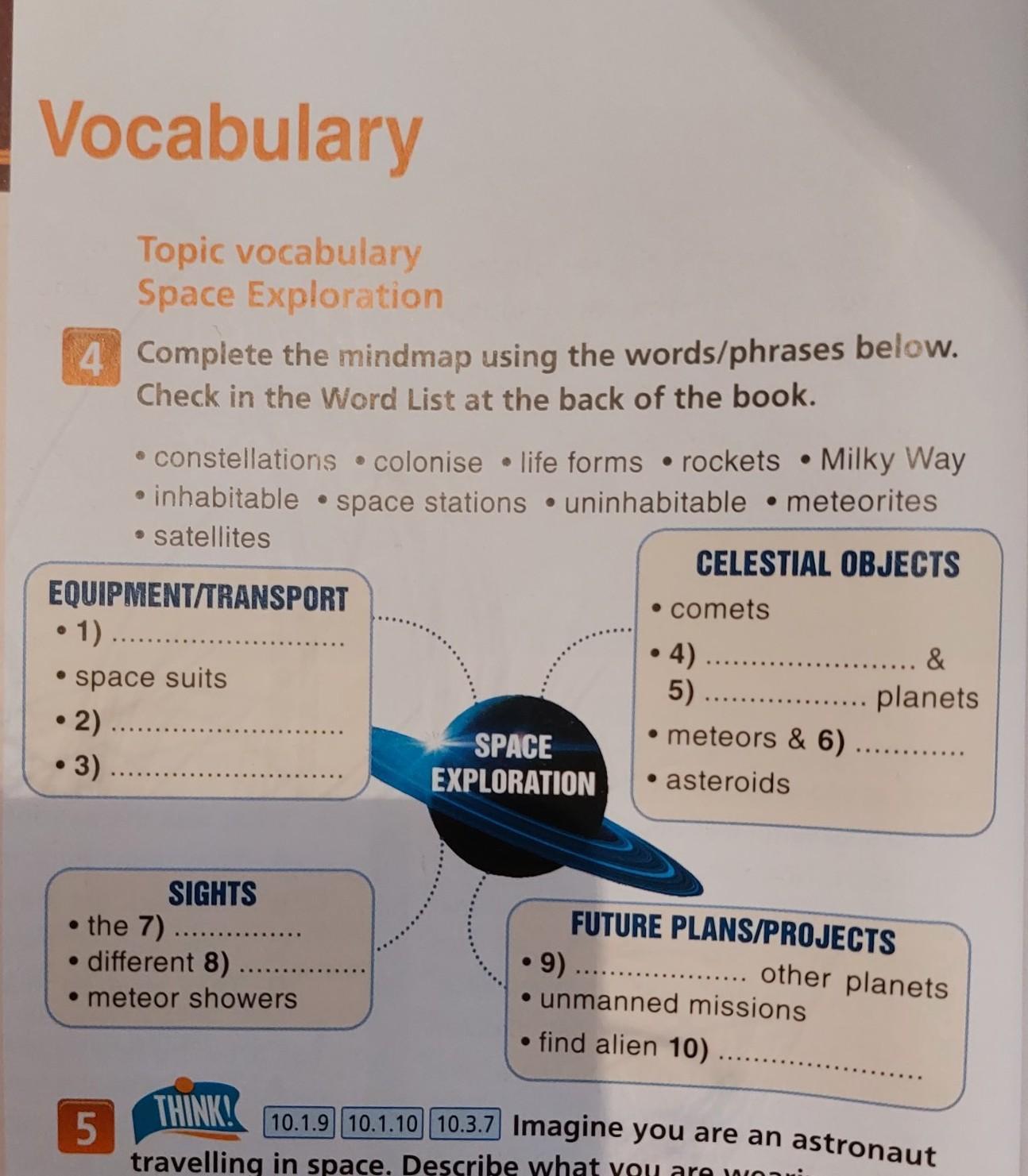 Complete the dialogue using the phrases below. Topic Vocabulary. Topical Vocabulary. Space Vocabulary. Топик баллы.