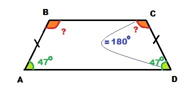 Сумма углов трапеции равна 94. Сумма двух противоположных углов трапеции равна 180. В трапеции сумма противоположных углов равна 180. Сумма двух углов трапеции равна 94. Противолежащие углы трапеции равны 180.