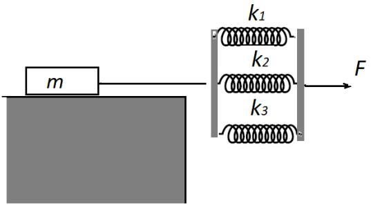 Недеформированную пружину жесткостью. Недеформированная пружина это. Пружина жёсткости k = 800 соединена с пружиной k = 200.