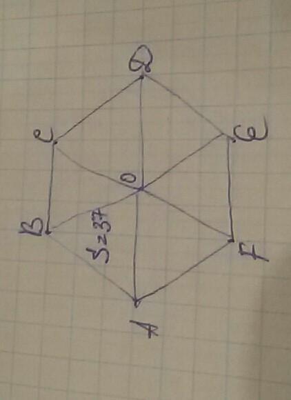 Стороны шестиугольника abcd. Разносторонние треугольники в шестиугольнике. Шестиугольник с центром в точке o симметрия. Шестигранник с точкой в центре. Шестиугольник авсдеф правильный его сторона равна 12.