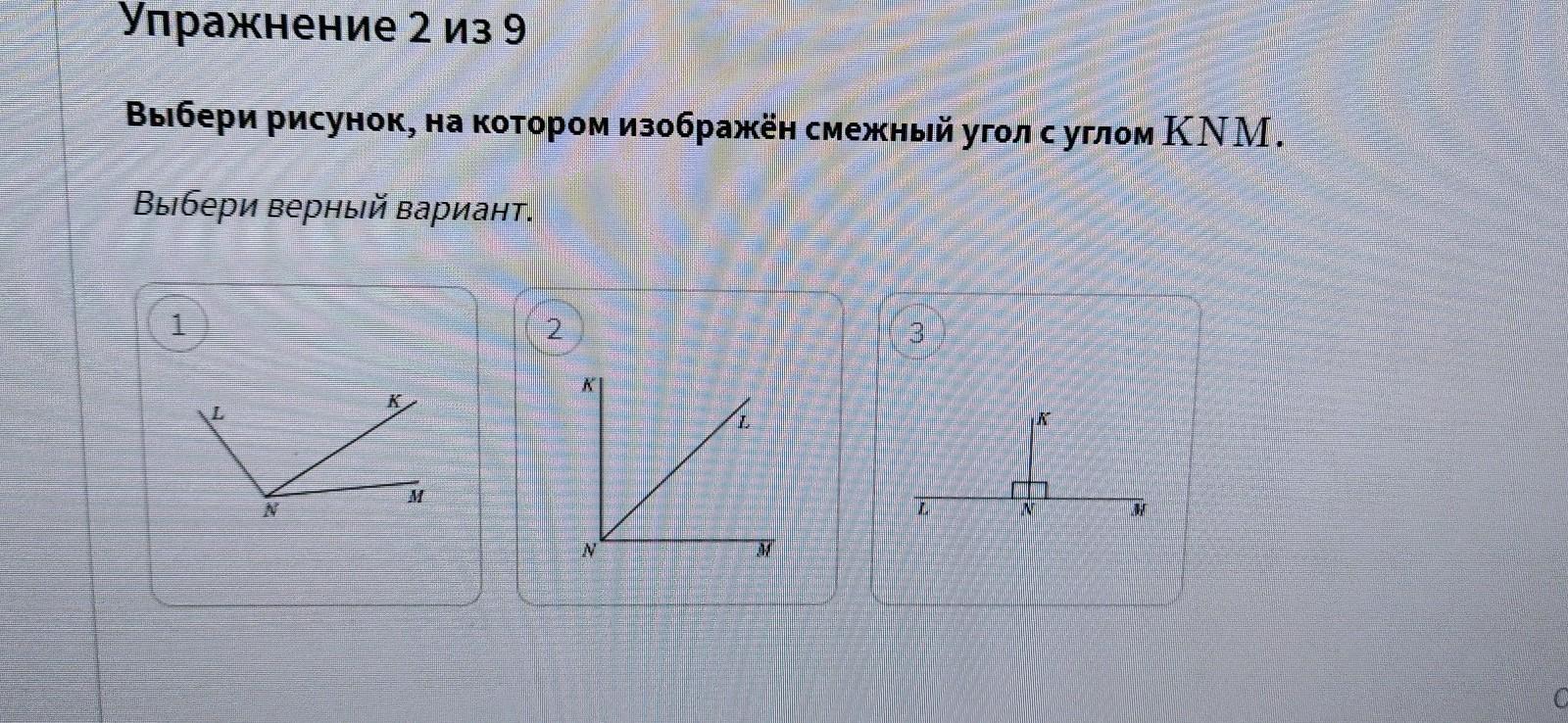 Верно ли названы углы изображенные на рисунке вариант 2