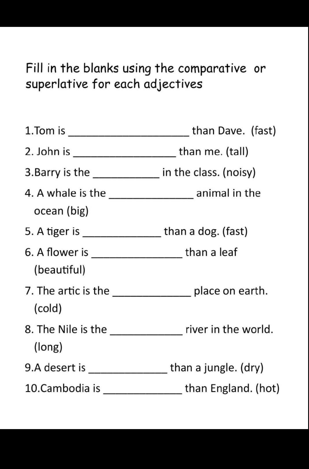 Comparisons тест. Comparison of adjectives упражнение. Степени сравнения прилагательных в английском языке Worksheets. Степени прилагательных в английском языке Worksheets. Superlative adjectives упражнения.