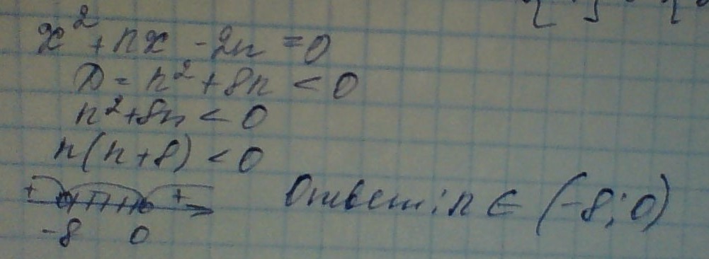 Уравнение x2 x 20 0. 5x 2 NX 20 0. 2х2+NX+8 0.