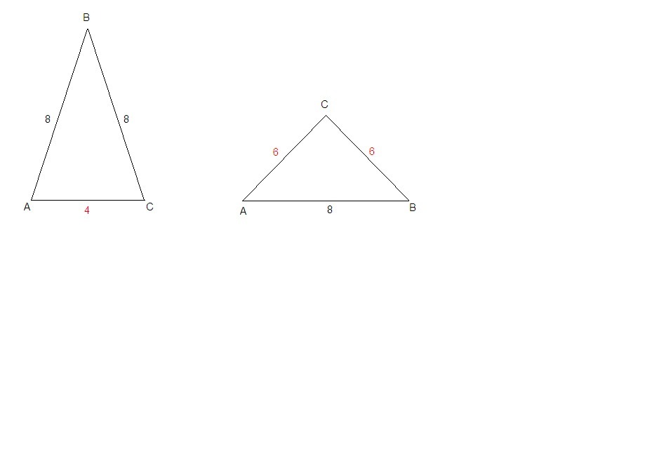 Дано ас вс найти равные треугольники. Треугольники АВС И мкр равны и оба равнобедренные АВ 8 см. Треугольники АВС И МКП равны и оба равнобедренные АВ 8 см. Треугольник АВС И мкр равны и оба равнобедренные кр 10 см. Треугольник ABC И MKP.