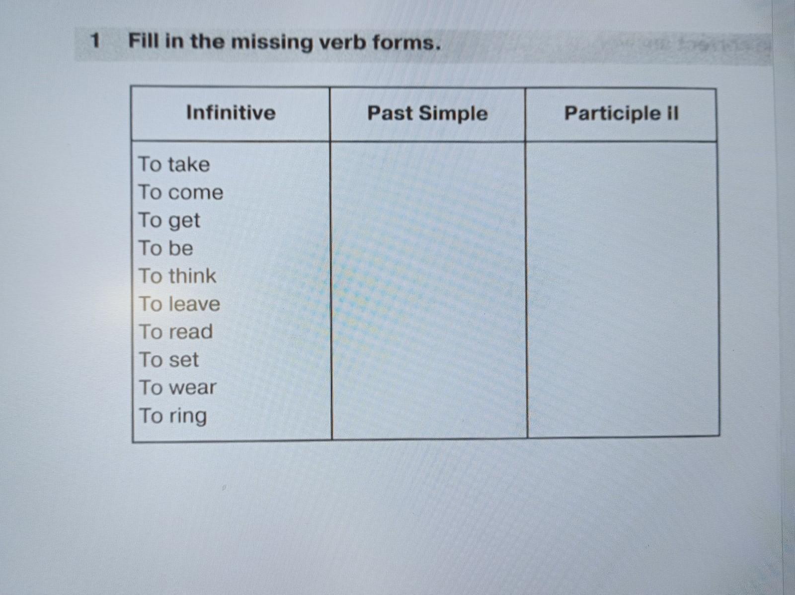Find the verb missing. Fill in the missing forms. past simple fill in the missing verb forms. fill in the missing verb to be. fill времена глагола.