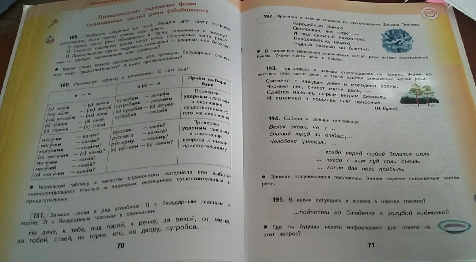 Русский язык страница 94 номер 192