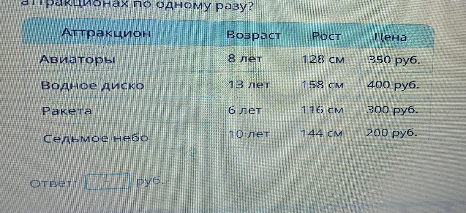 Для каждого утверждения в таблице отметьте верное оно или неверное расстояние между креслами