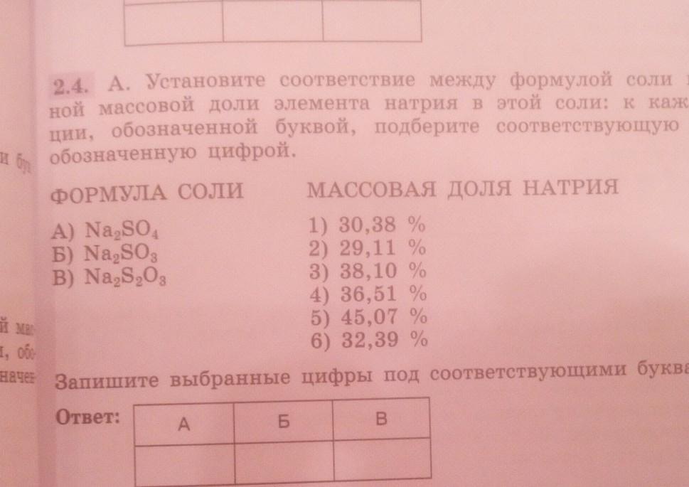 Установите соответствие между формулой соли и продуктом. Установите соответствие между формулой соли и типом этой соли.