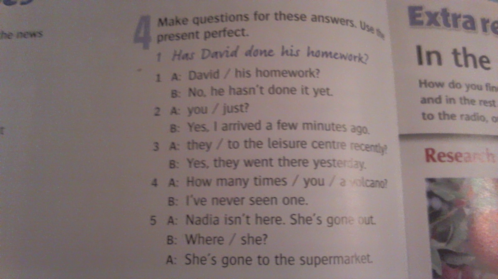 Answer the questions make notes