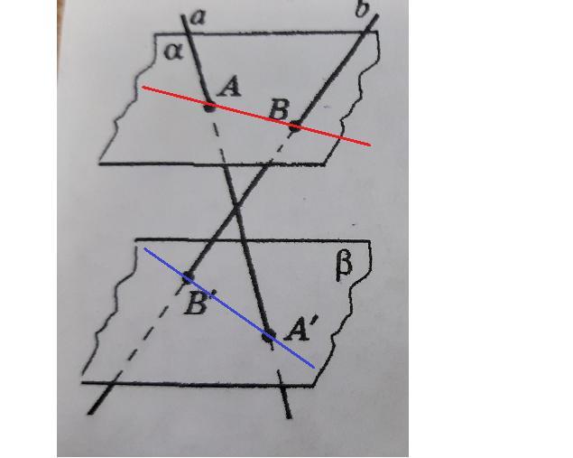 Рисунок прямые а и б пересекаются