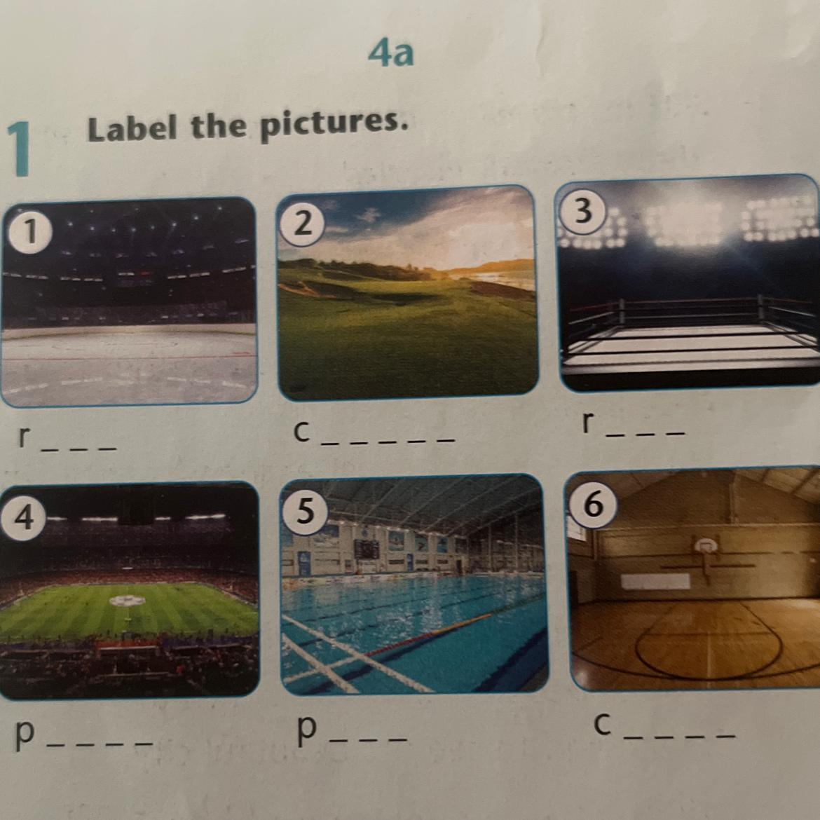 Label the pictures 5