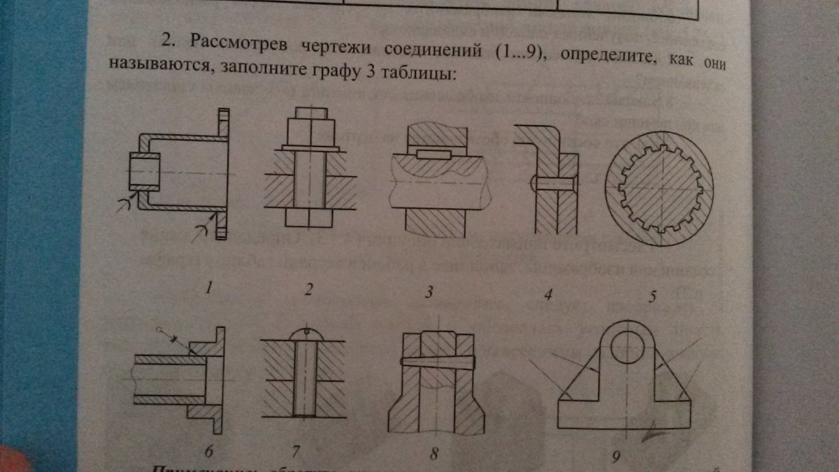 На рисунке показано соединение