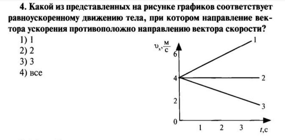 Какой график соответствует. Какой график соответствует равноускоренному движению. График ускорение направлено противоположно скорости. Какой из графиков соответствует равноускоренному движению тела. Какой из графиков соответствует скорости.