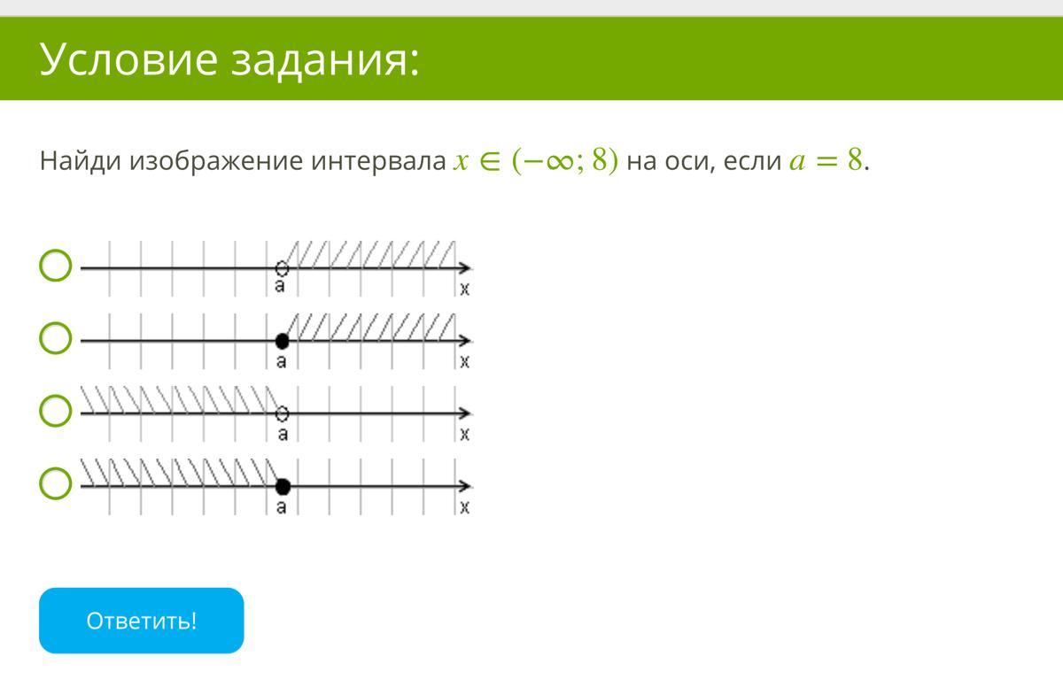 Икс меньше 4. Найди изображение интервала. Найдите изображение интервала x. Найди изображение интервала x 8 на оси если a 8. Интервал на оси.