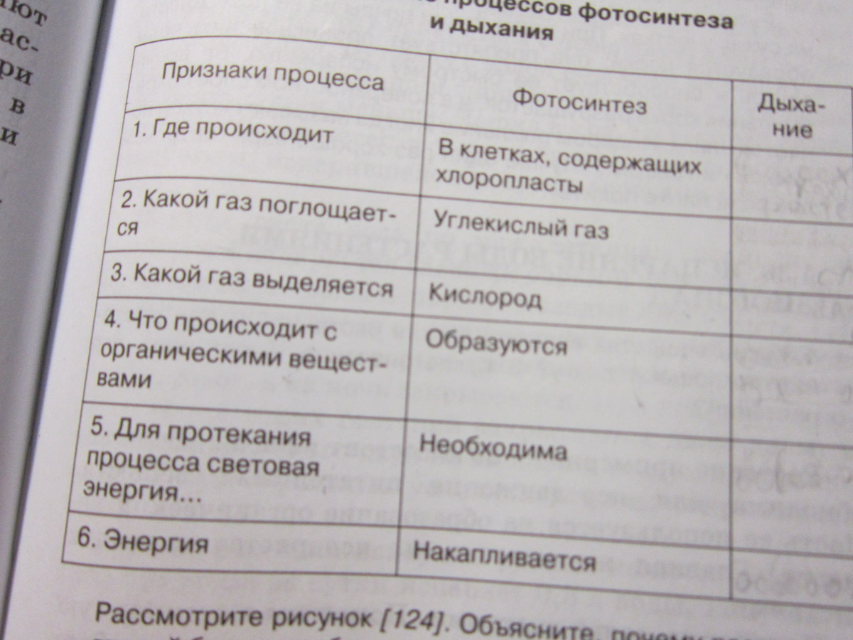 Заполните схему изменения веществ происходящих в ходе процесса дыхания