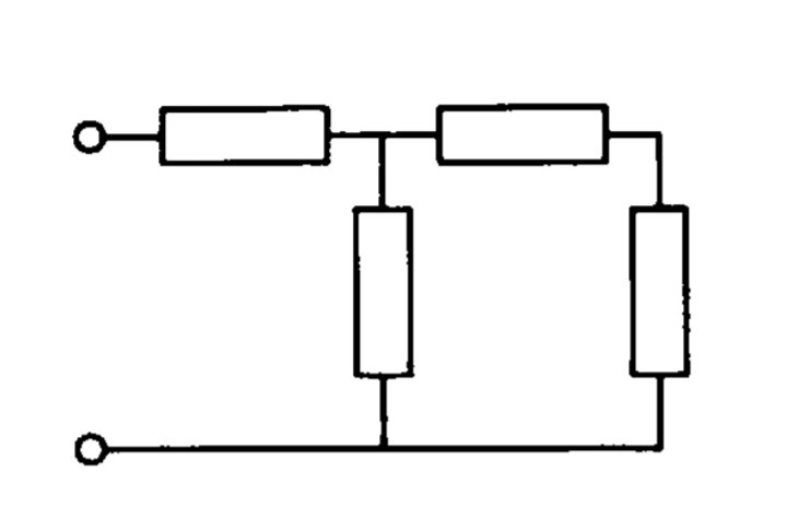 Четыре одинаковых резистора соединены как показано на рисунке определите общее сопротивление участка