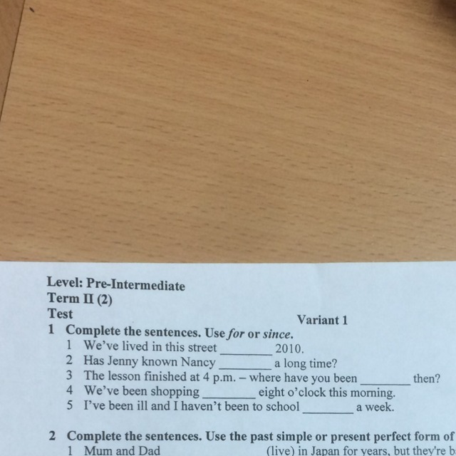 Complete the sentences use for since. Complete the sentences use ответ 5.3. Complete the sentences use for since all Day 7 класс. Complete the sentences use for or since. Complete the sentences use present perfect 7 класс Афанасьева Михеева.