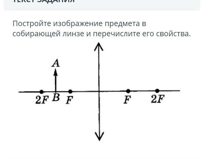 Постройте изображение предмета в собирающей линзе рис 100 вариант 3