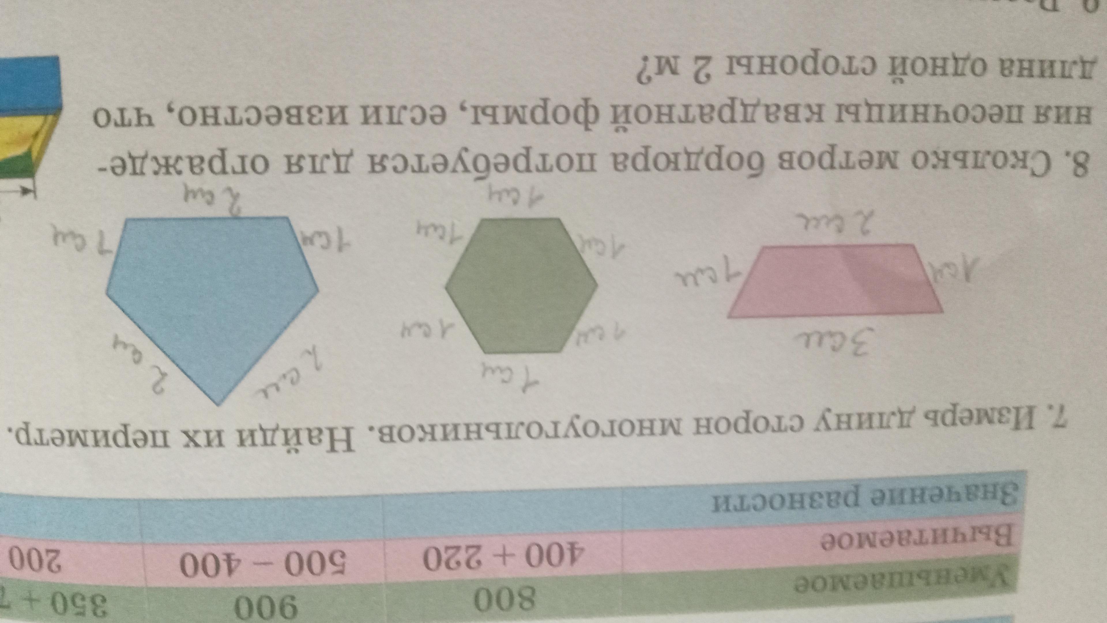 Запиши название и обозначение каждого многоугольника. В каждом многоугольнике найди прямые углы запиши их обозначения.