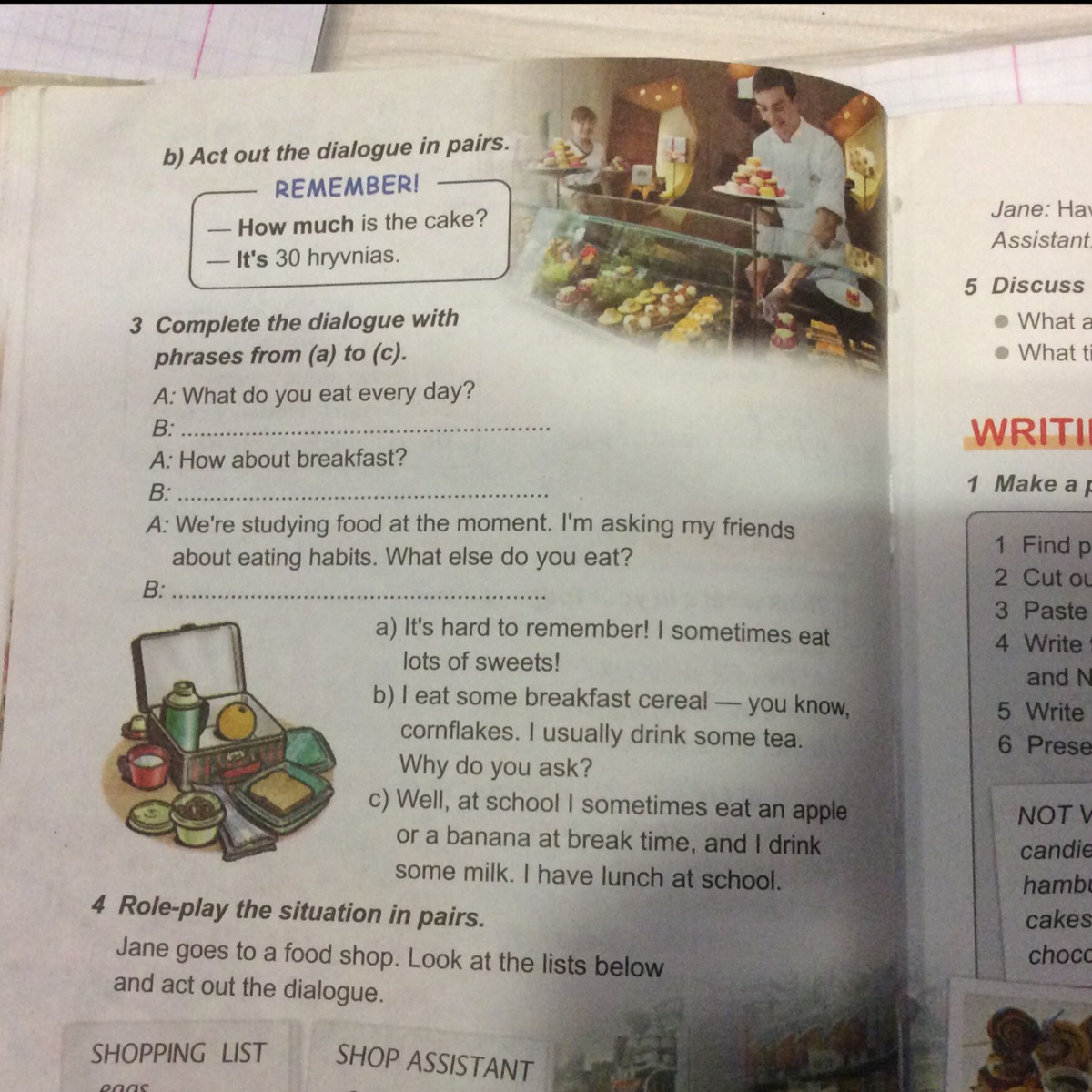 In pairs read out the dialogue. In pairs read out the dialogue