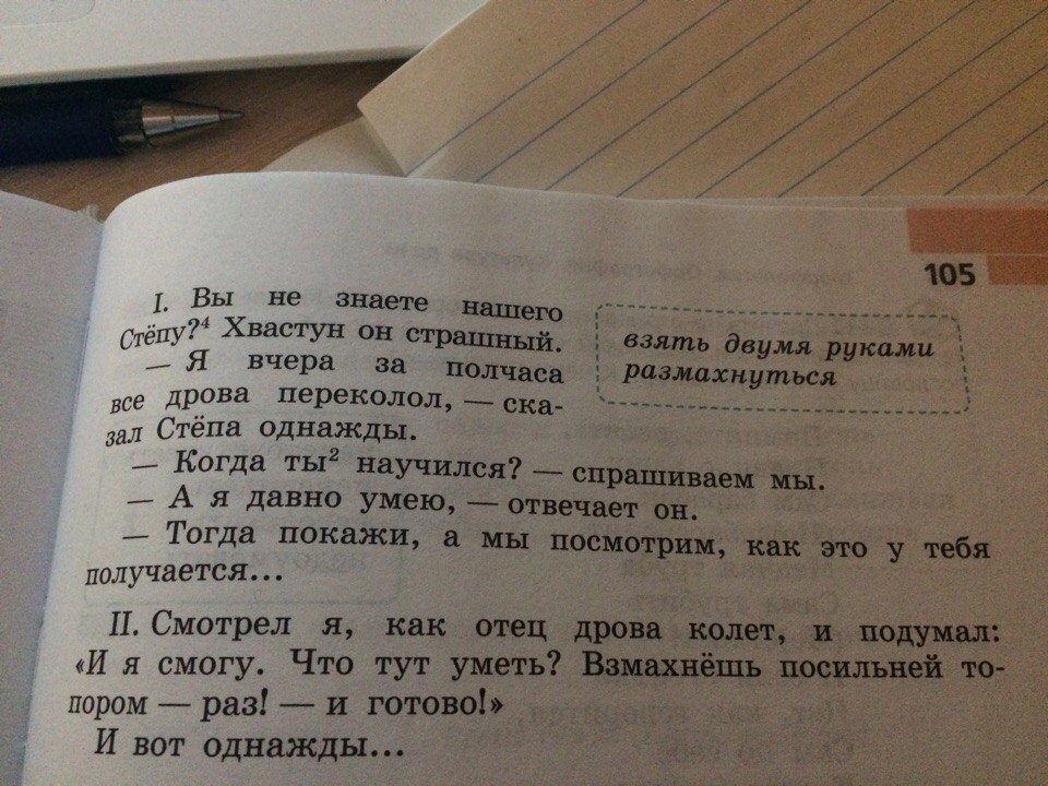 Сочинение рассказ по сюжетным картинкам степа дрова колет 6 класс ладыженская