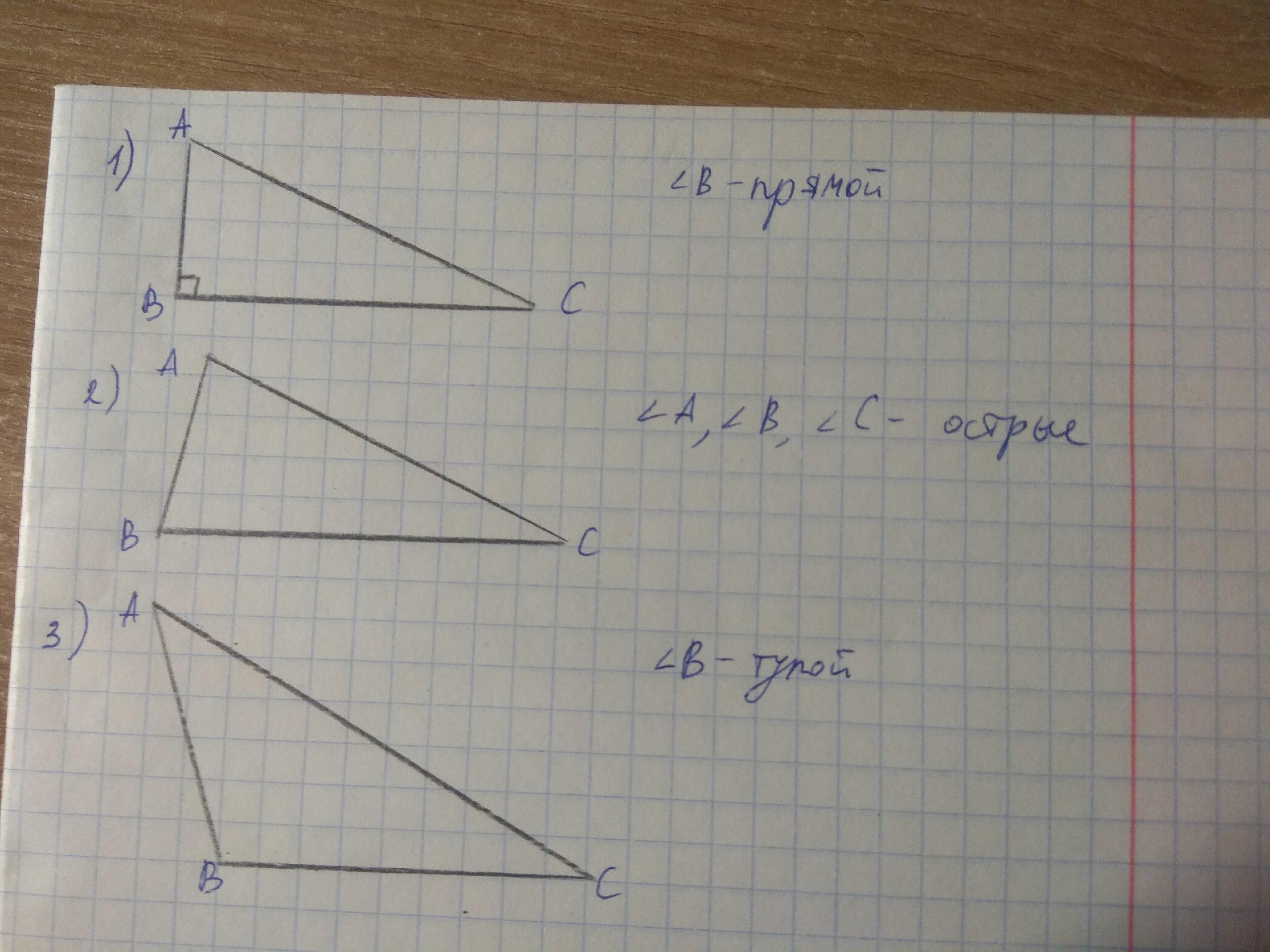 Тупоугольный треугольник рисунок