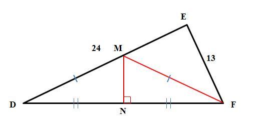 Отрезок мк изображенный на рисунке параллелен стороне еф треугольника деф дм 7 см
